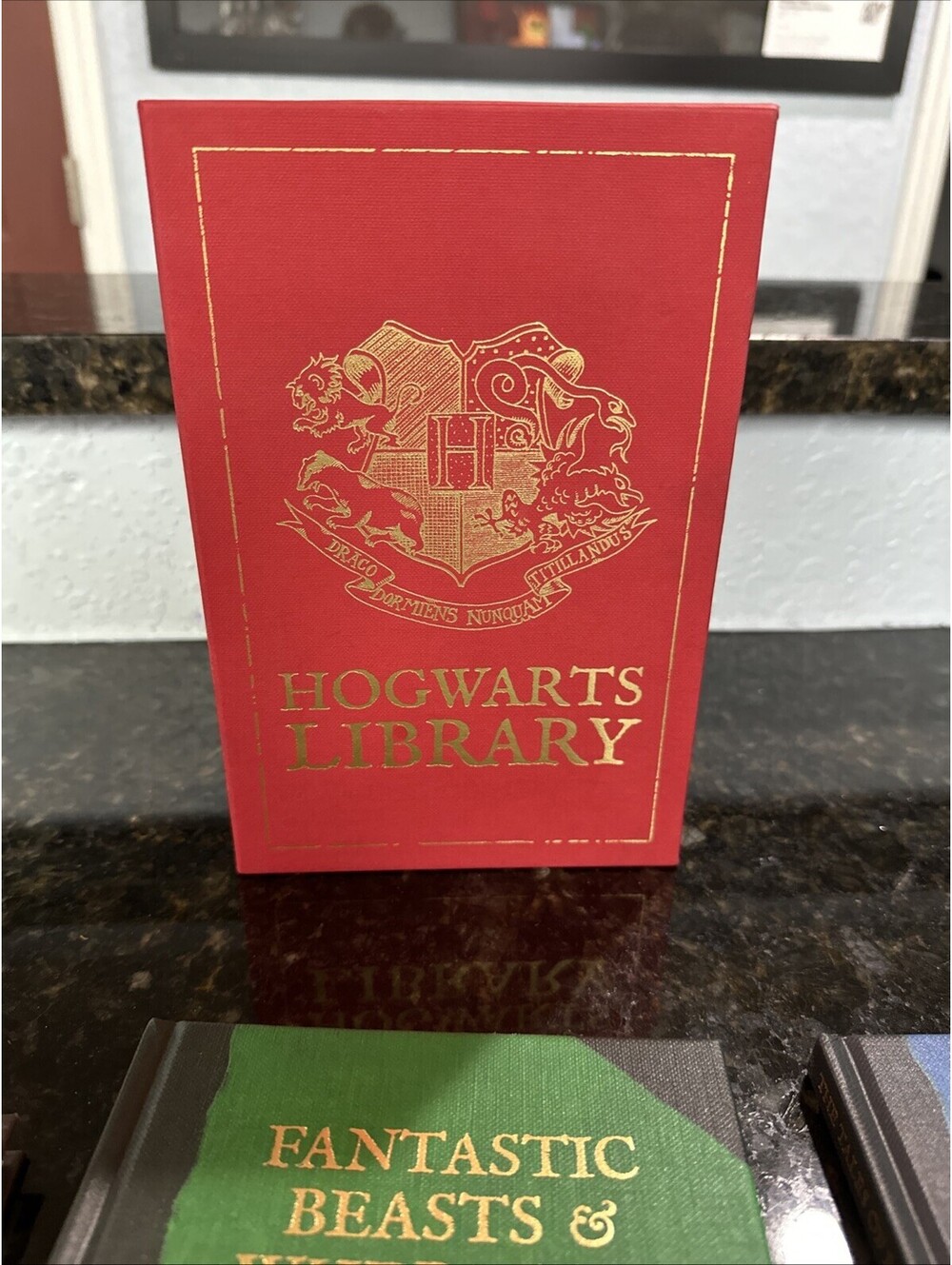 Hogwarts Library 3 Book Box Set Fantastic Beasts Quidditch Beedle Bard NEW OPEN